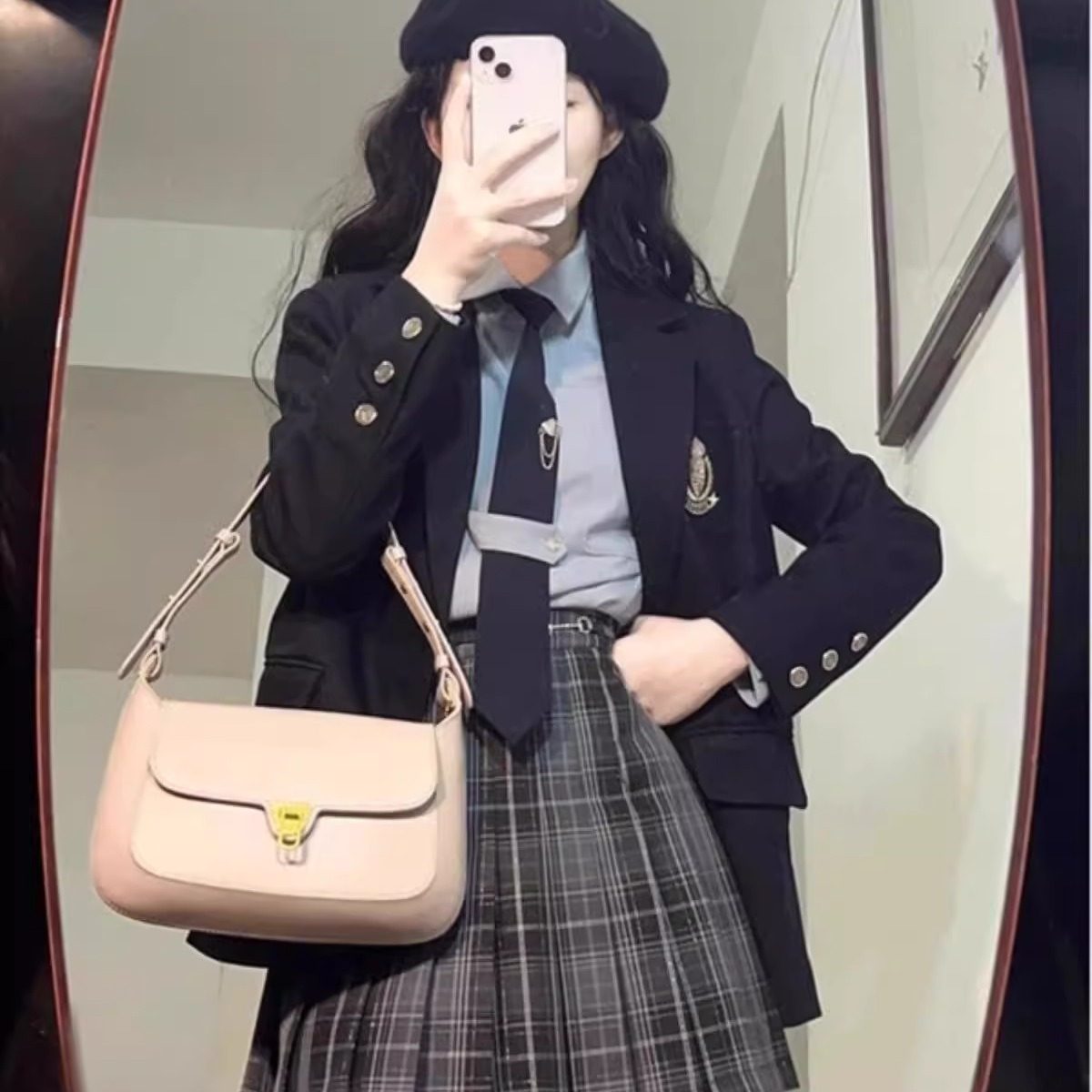 日系校供西服英伦学院风JK制服图片