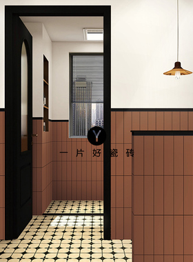 法式哑光300x600厨房卫生间墙砖马卡龙橙色绿色紫色条形花片瓷砖