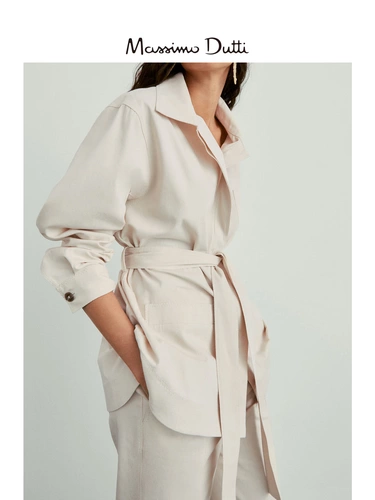 Massimo Dutti, демисезонный белый ремень, дизайнерский корсет, рубашка, куртка, облегающий крой, тренд сезона