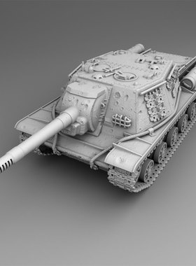 SU152反坦克模型高精细成品静态摆件观赏品坦克世界模型