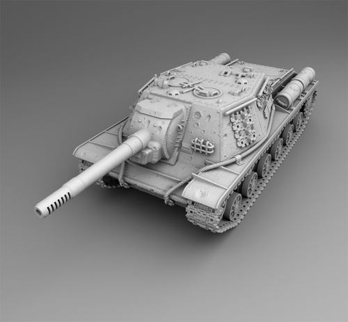 坦克世界SU152坦克模型高精度品