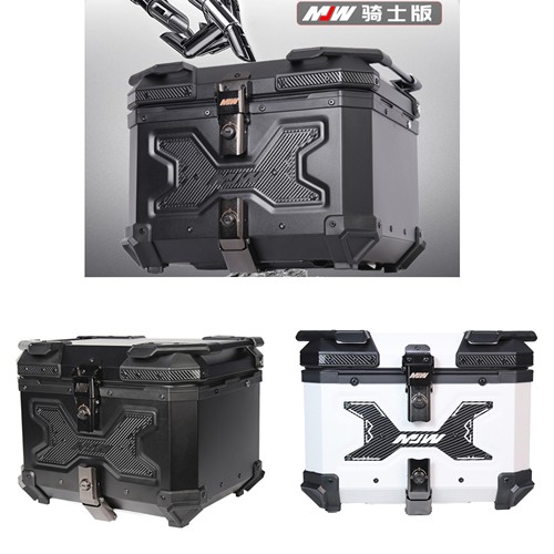 22L-28L-65L铝合金骑士版快拆摩托车铝合金尾箱踏板车后备箱宝马