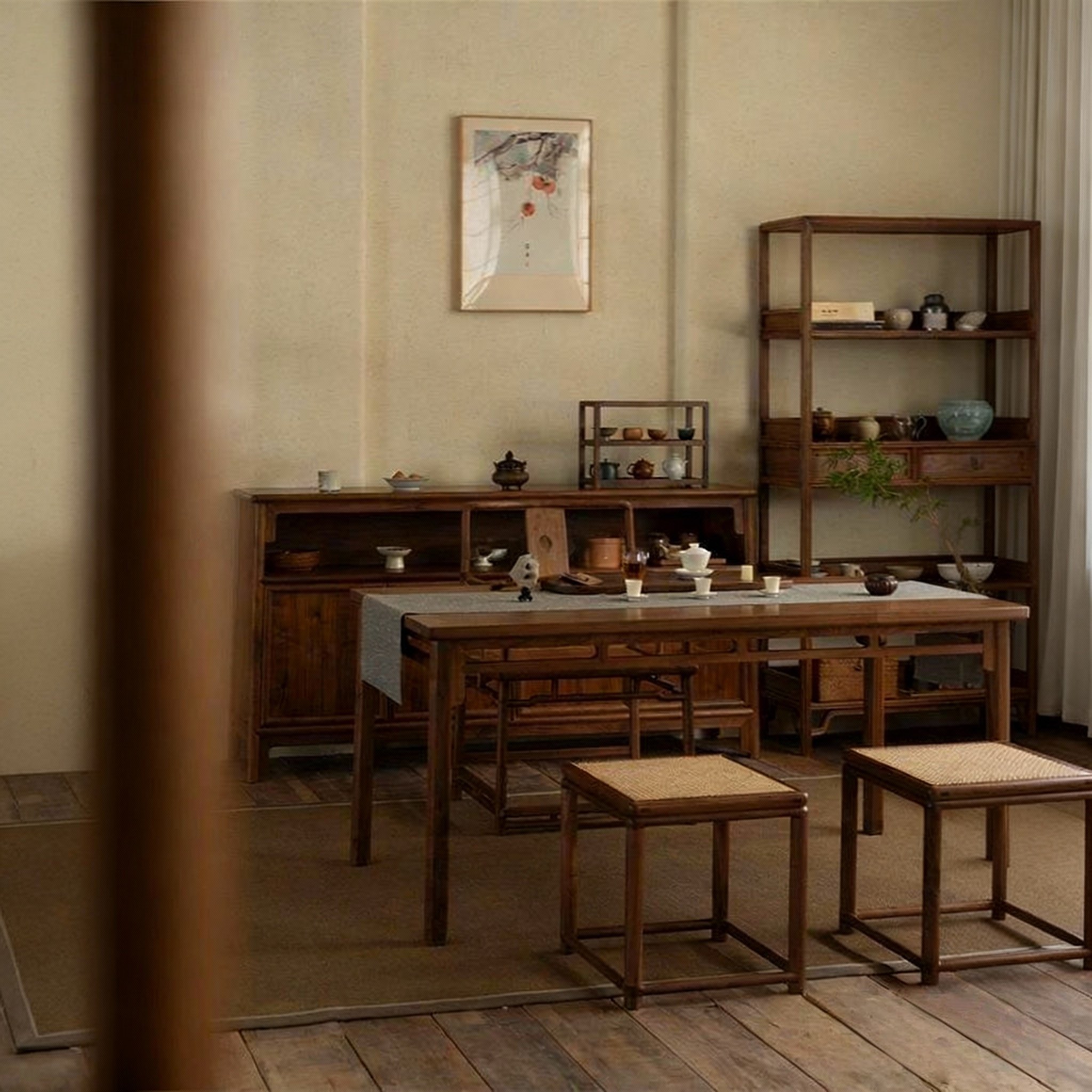 新中式实木茶桌简约禅意泡