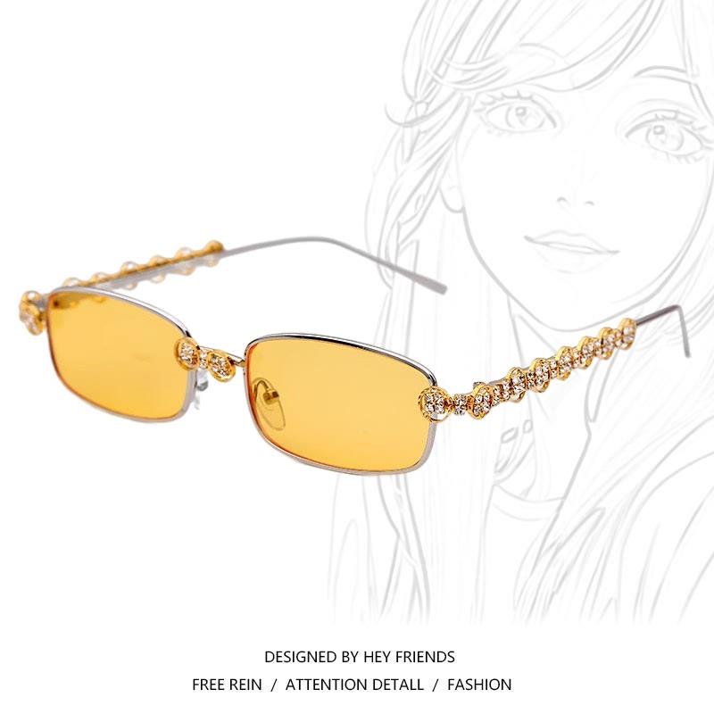 Vintage cat eye Glasses fra retro sier sunglasses bling