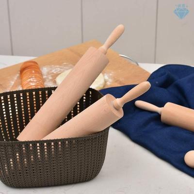 Rolling Pin Wooden Hle Pastry Dough Roller Baking Tool