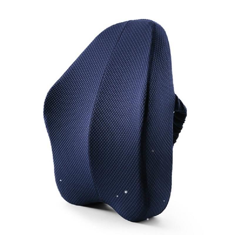 Memory Foam Lumbar Support Cushion For Ba Waist Chair Pad
