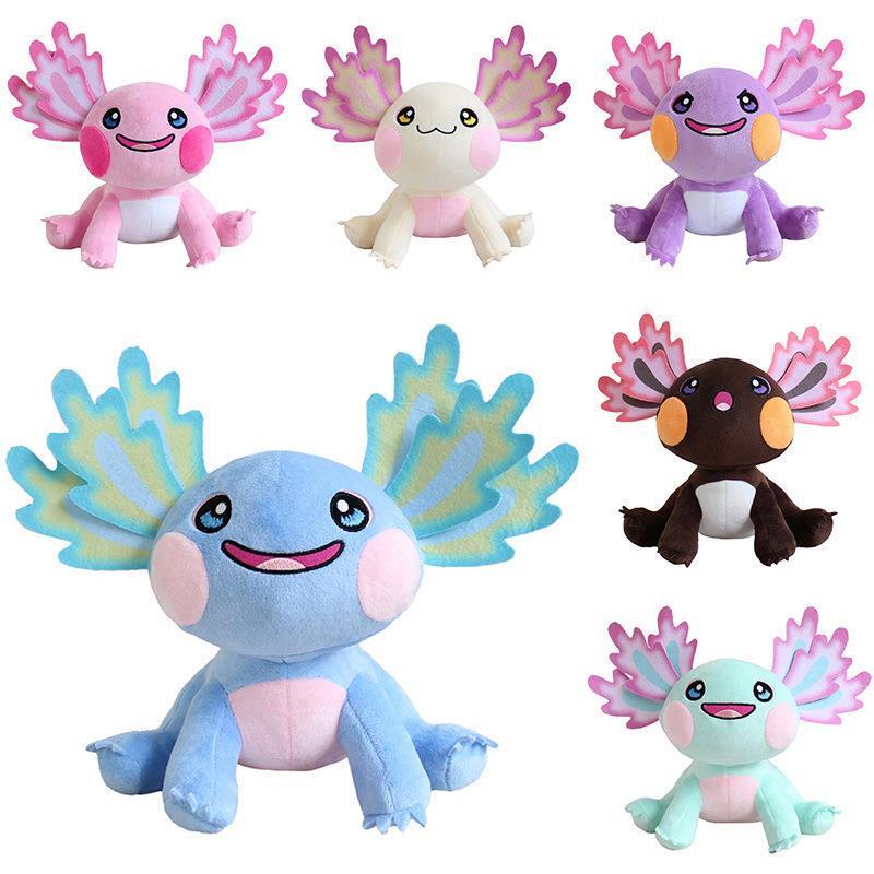 Newest Cartoon Plush Axolotl Plush Toy Kawaii Animal Axolotl