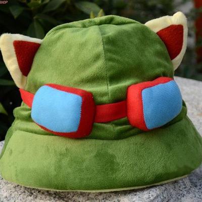 Game LOL Swift Scout Teemo Cosplay Hat 联盟提莫帽子