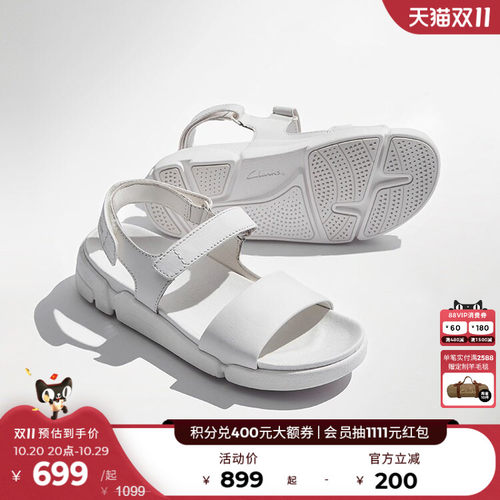 Clarks三瓣鞋凉鞋时尚舒适百搭