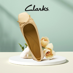 舒适芭蕾舞鞋 秋季 女平底鞋 Clarks其乐女鞋 女 轻舞单鞋 舞蹈鞋
