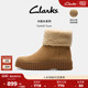 女士秋冬复古时尚 Clarks其乐Torhill Turn新品 保暖加绒厚底雪地靴