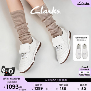 Clarks其乐CraftravelPad空气鞋 女士时髦休闲运动透气德训板鞋