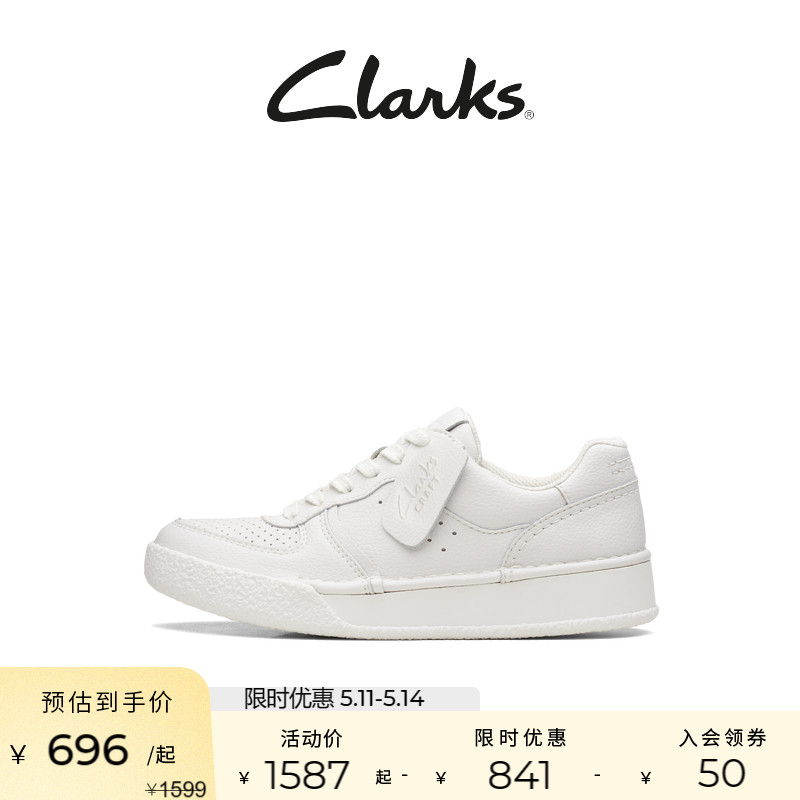 透气女鞋clarks平底休闲