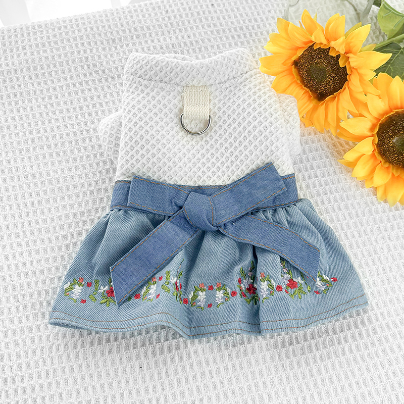 宠物加绒保暖狗狗衣服秋冬裙子