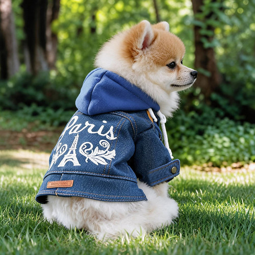 狗狗衣服宠物潮牌帅气牛仔外套