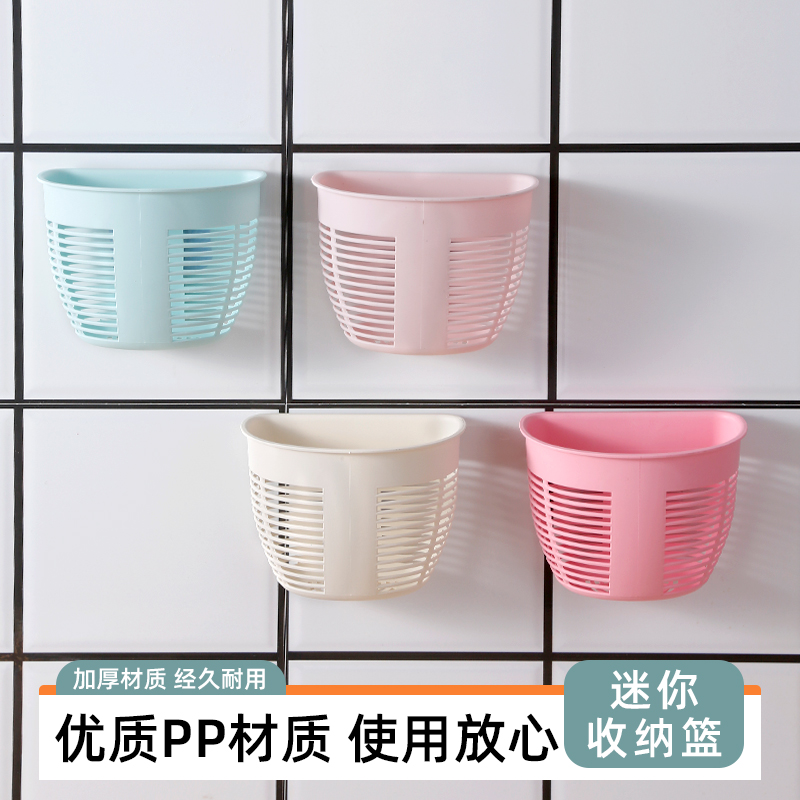 廚房蔥姜蒜收納筐床邊掛式收納籃