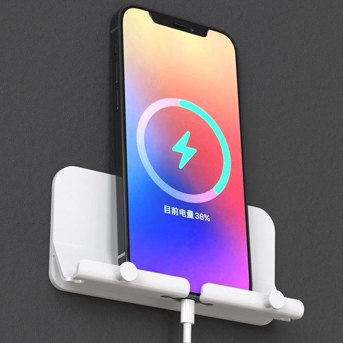 壁挂式手机架免打孔追剧放置架