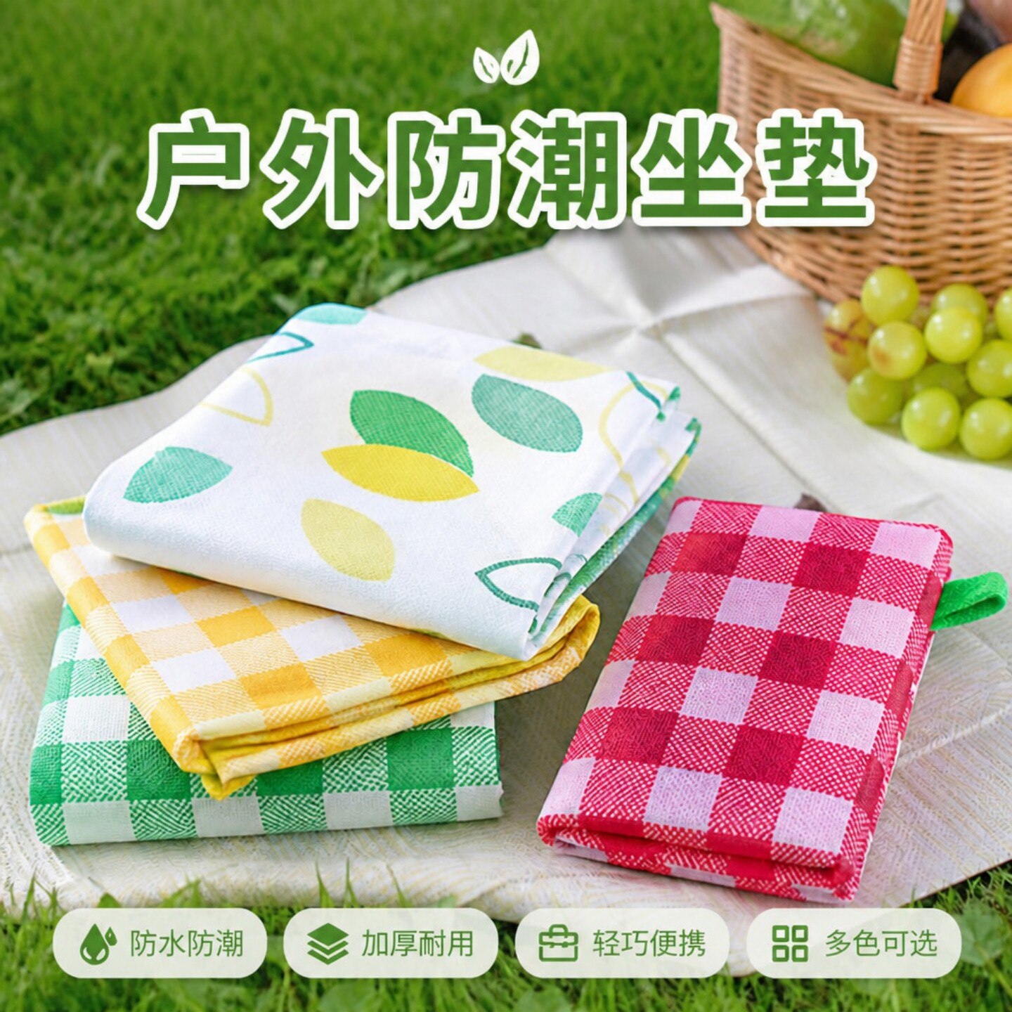 折叠坐垫防水防潮露营春游野餐垫