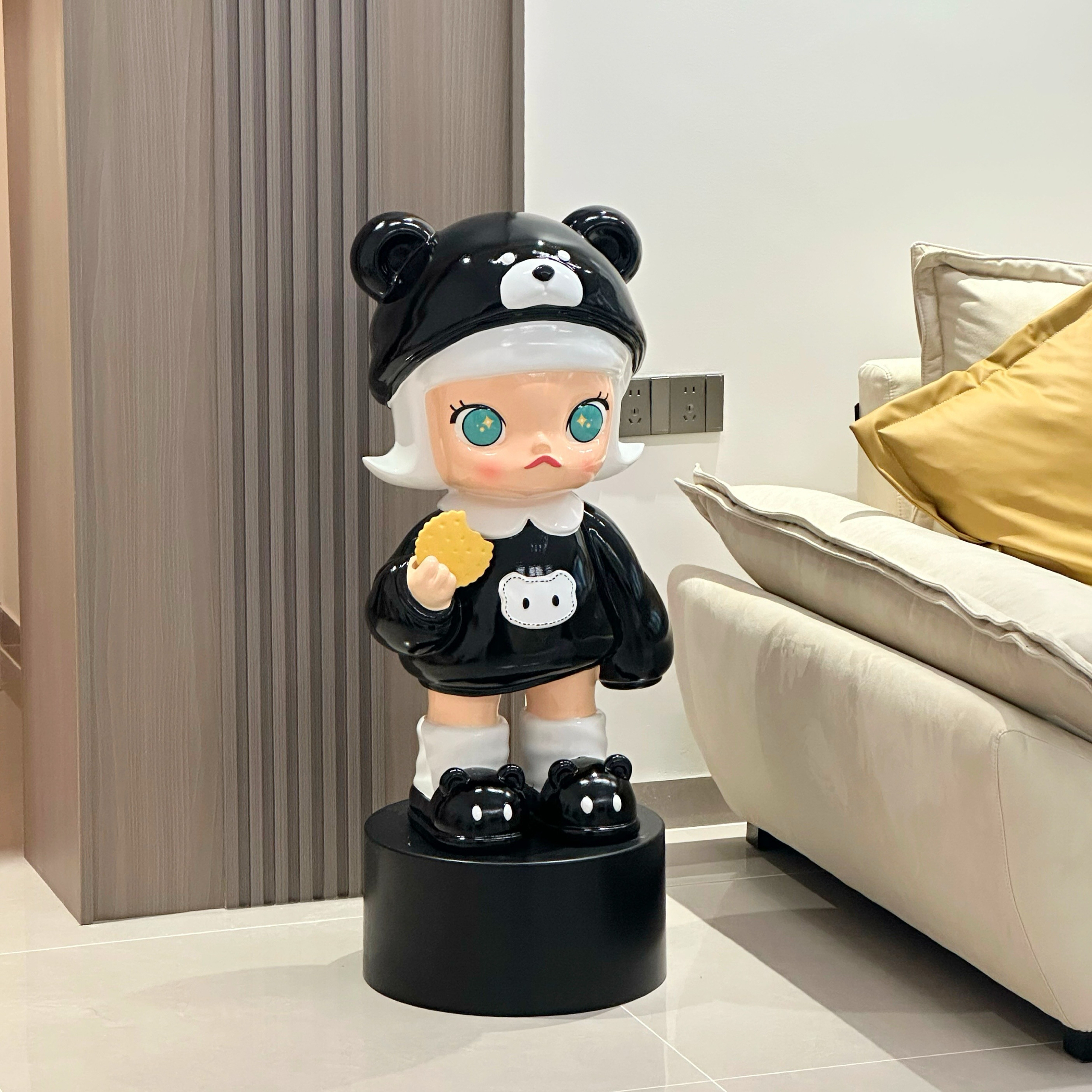 茉莉画家公主饼干女孩落地大摆件