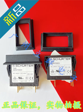 瑞士 SCHURTER舒特 TA45-ABDWT200C0-AZM03 4脚断路器开关20A 丨
