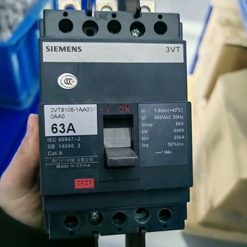 议价西门子塑壳断路器 3VT8105-1AA03-0AA0，63