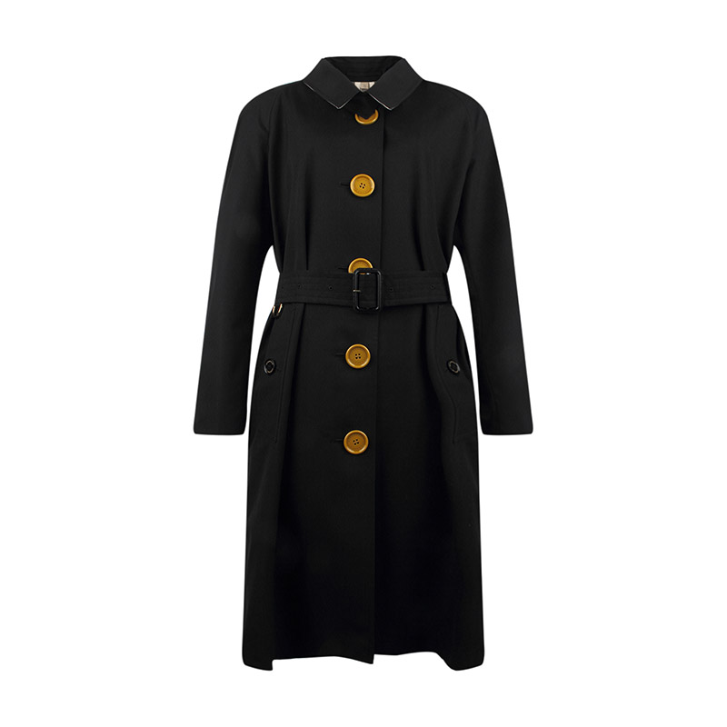 正品BURBERRY/巴宝莉女士Trench长款风衣女翻领棉质大衣外套SS