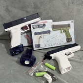 义乌发 可给电池充电 电动式 连发水枪手枪两个储水仓替换