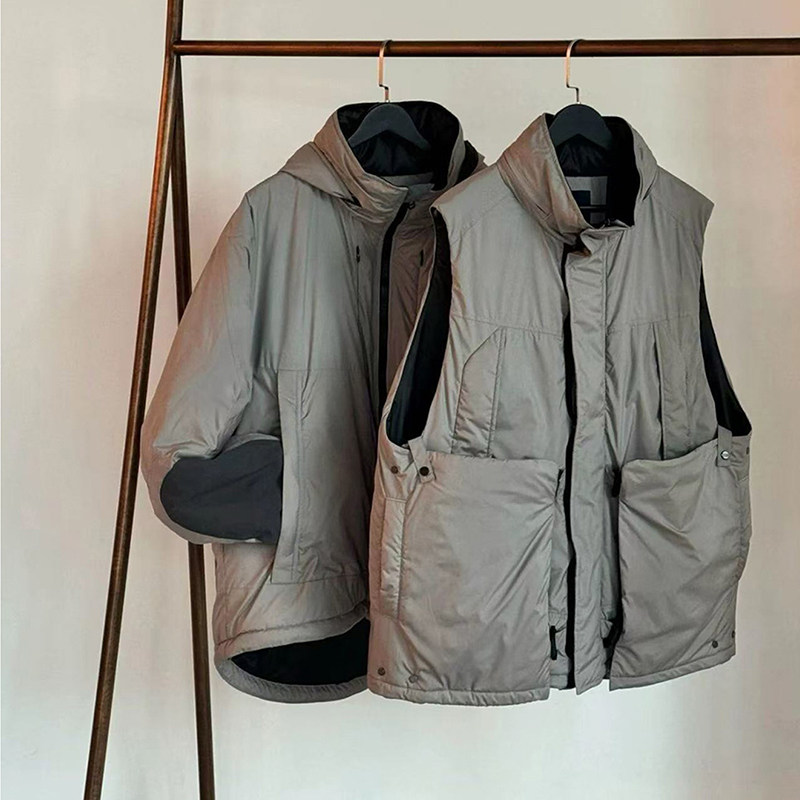 MADNESS X MEANSWHILE 上海快闪限定联名夹棉背心马甲 余文乐同款,男装,常规马甲,淘宝优惠券,粉丝福利购,淘宝优惠卷