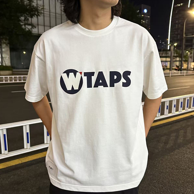 WTAPS隐藏款字母印花T恤 夏季日系潮牌重磅纯棉宽松圆领短袖男tee