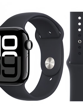 适用苹果applewatchS10手表表带iwatch9运动ultra2彩虹8硅胶s11手表带s6智能SE高级5男女款s5腕带4潮s7配件7