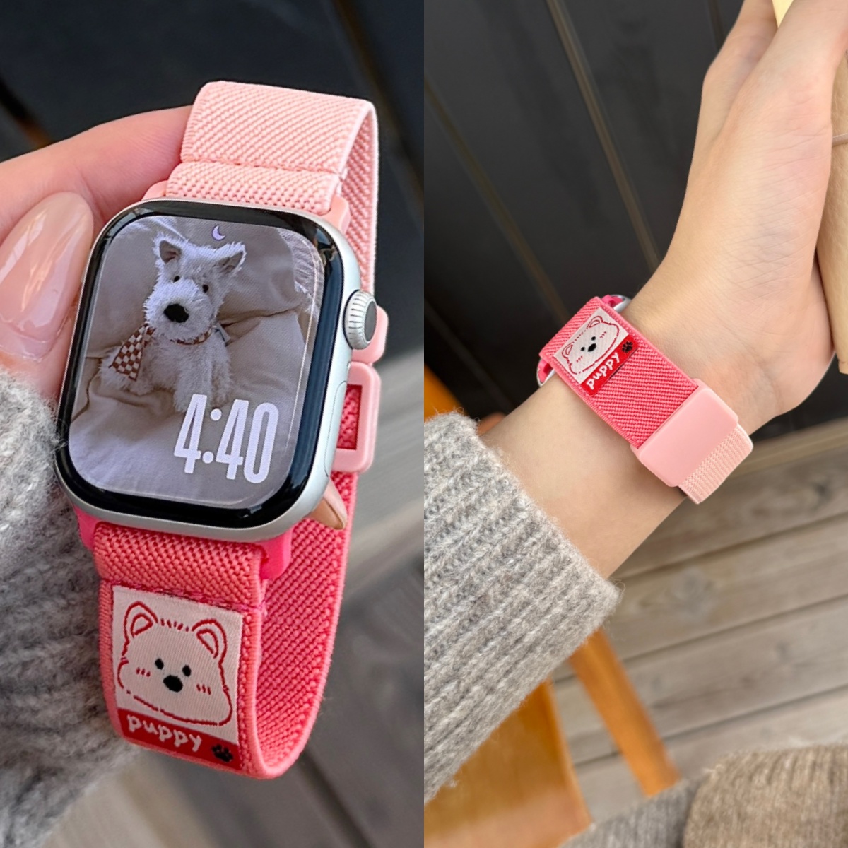 适用iwatchs11苹果手表表带可爱