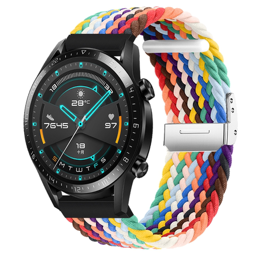 适用watch4/GT3尼龙编织手表带