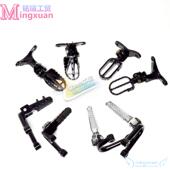 适用贵尊终结者Z2Z3越野摩托车前脚蹬 后脚蹬 铝合金铁前后脚踏板