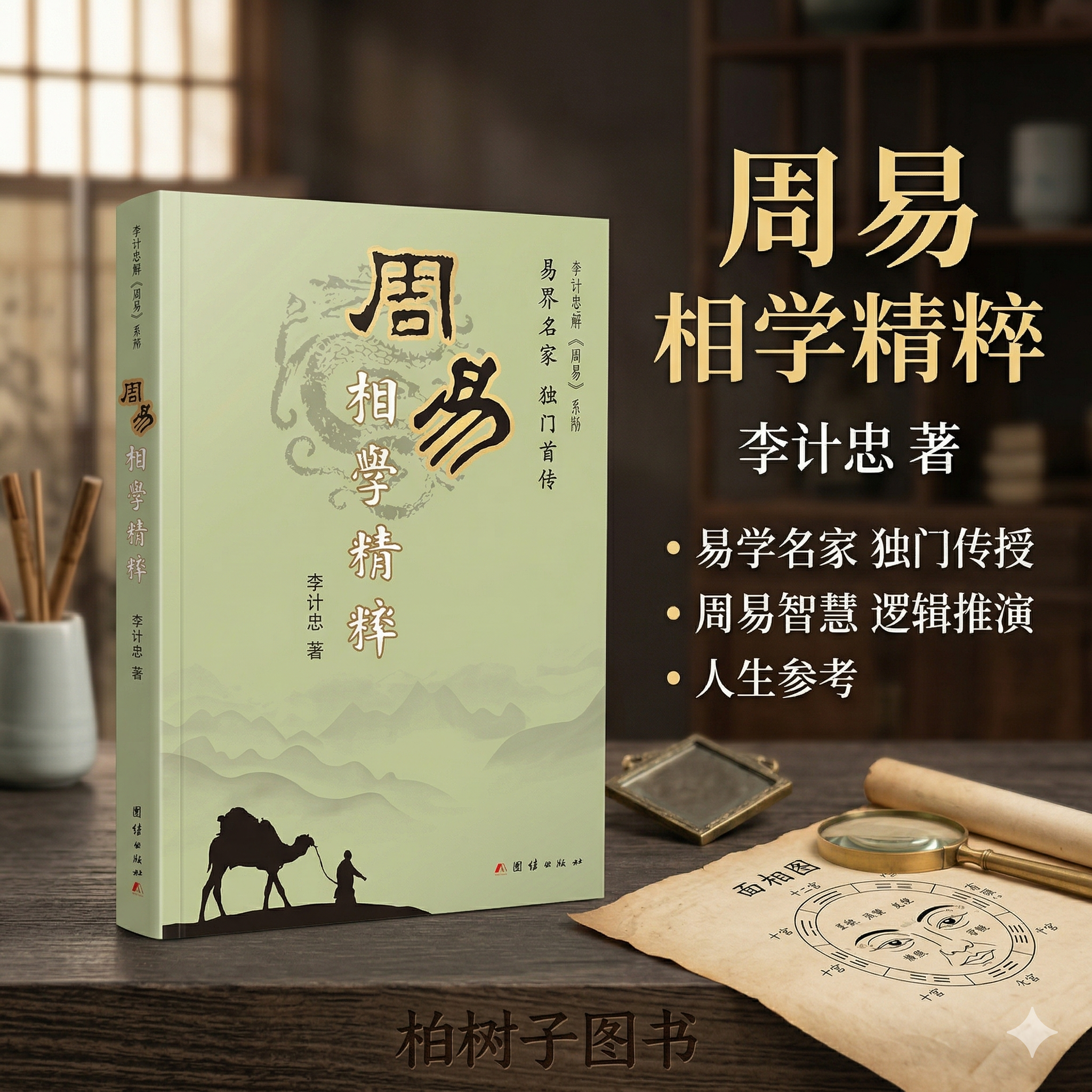 周易相学精粹 李计忠著面相学气色痣相十二宫十三部位五官流年气色应验面部吉凶图解中国传统面相文化五行原理相术书籍团结出版社