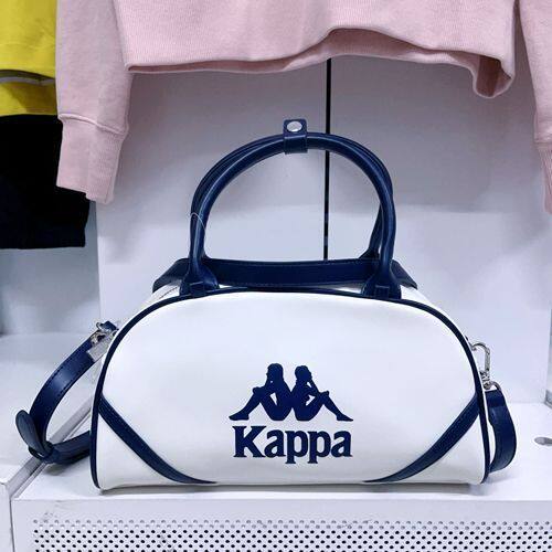 KAPPA卡帕女款单肩拎包背靠背手提包百搭白