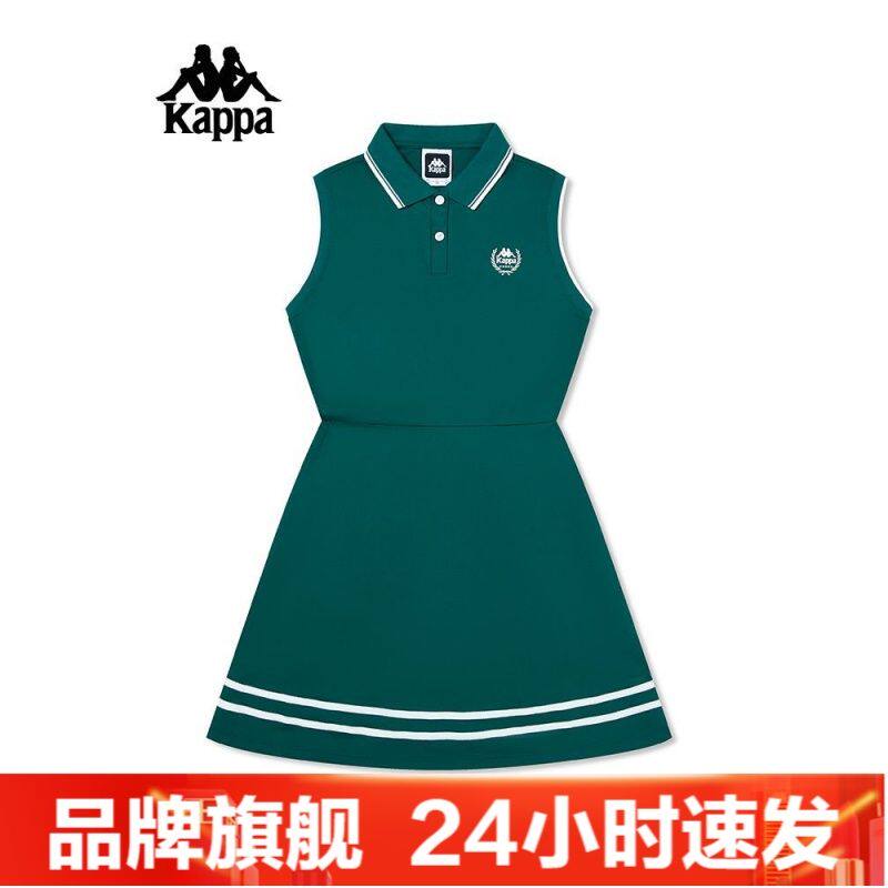 卡帕24夏POLO网球连衣裙女