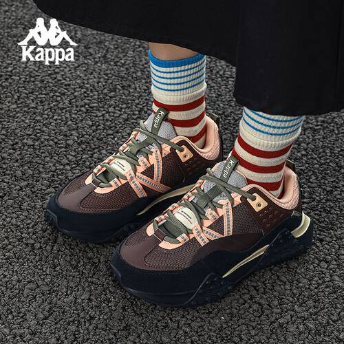 Kappa卡帕背靠背厚底运动鞋女款夏季新款户