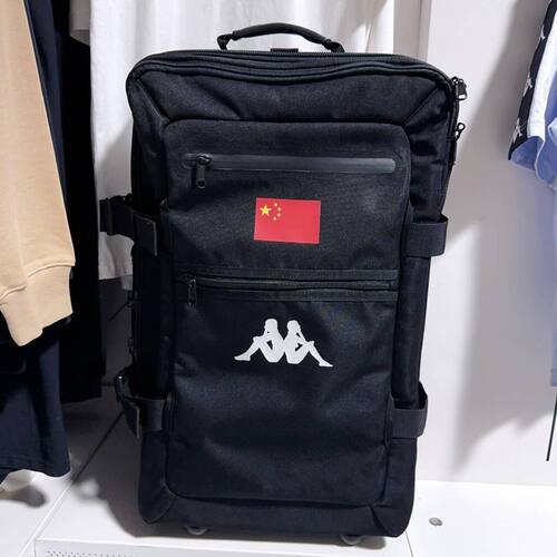 Kappa卡帕背靠背双肩包拉杆摄影包男女款大