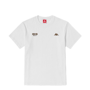 Kappa复古运动短袖男士新款运动T恤休闲圆领半袖衫K0D32TD21V