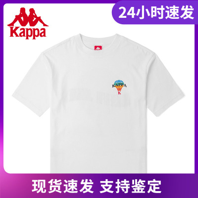 kappa卡帕现实悦镜主题短袖夏男女T恤运动休闲图案衫K0CX2TD26D