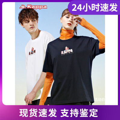 卡帕中性男女通用图案短袖