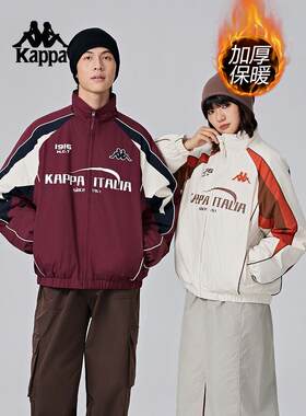 Kappa卡帕背靠背运动棉服男女秋冬棉衣防寒服保暖外套K0EZ2MM01D