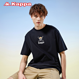Kappa卡帕航海王海贼王联名T恤男女短袖图案衫K0BX2TD10D