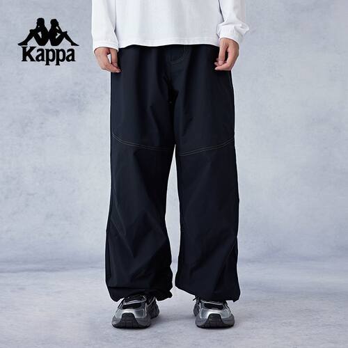 Kappa卡帕背靠背运动裤防泼水伞兵裤休闲裤