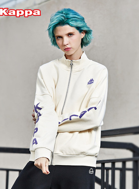 店铺推荐Kappa背靠背女款运动卫衣休闲长袖外套秋冬|K0962WK75D
