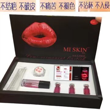 欧美进口技术半永久孕唇术唇部定色精华私部乳晕腮红定色套盒