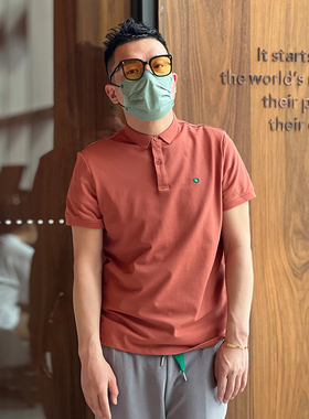 港风超火cec小标polo衫短袖男士潮流新款简约休闲翻领T恤半袖上衣