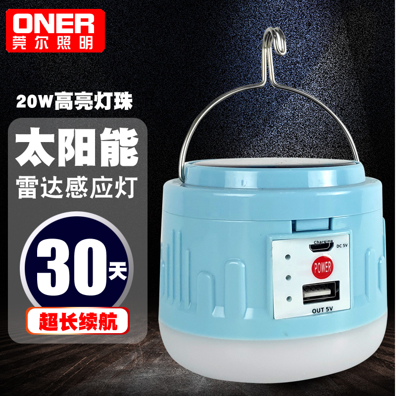 莞尔充电感应灯不插电