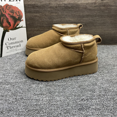 羊毛皮毛一体加厚大棉鞋