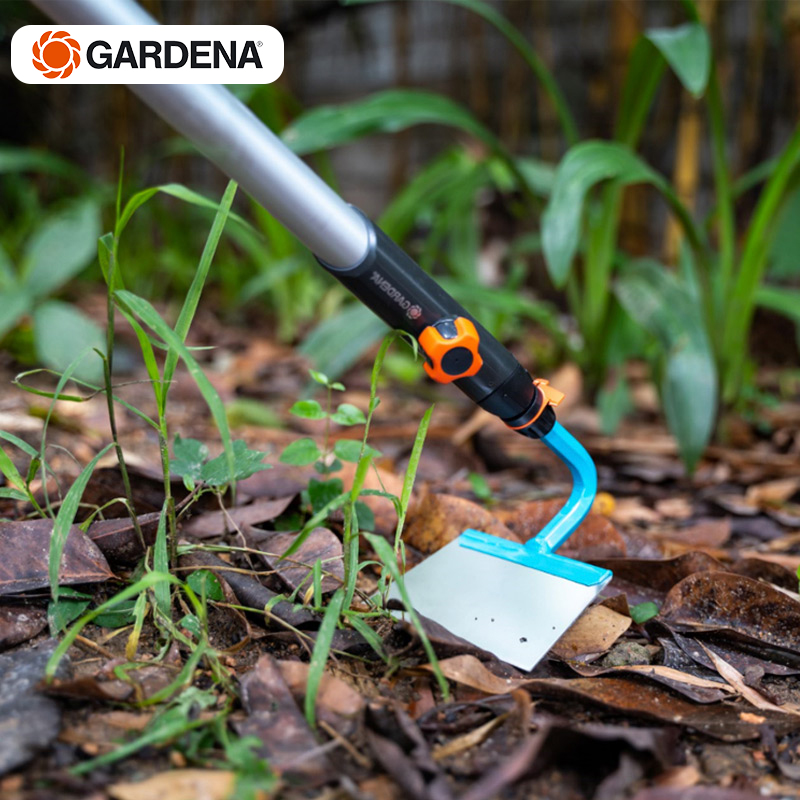 德国进口GARDENA嘉丁拿杂草锄头松土农用除草刀组合式园艺工具